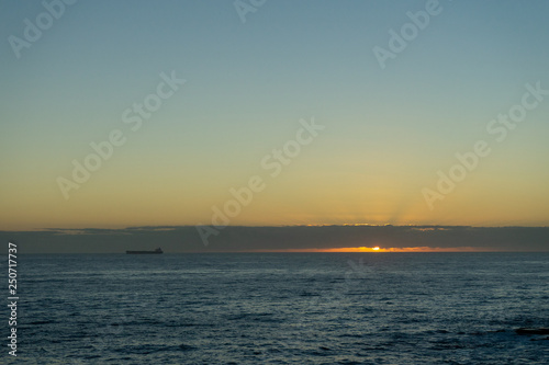 Sunrise in Soldiers Beach  Central Coast  NSW Australia