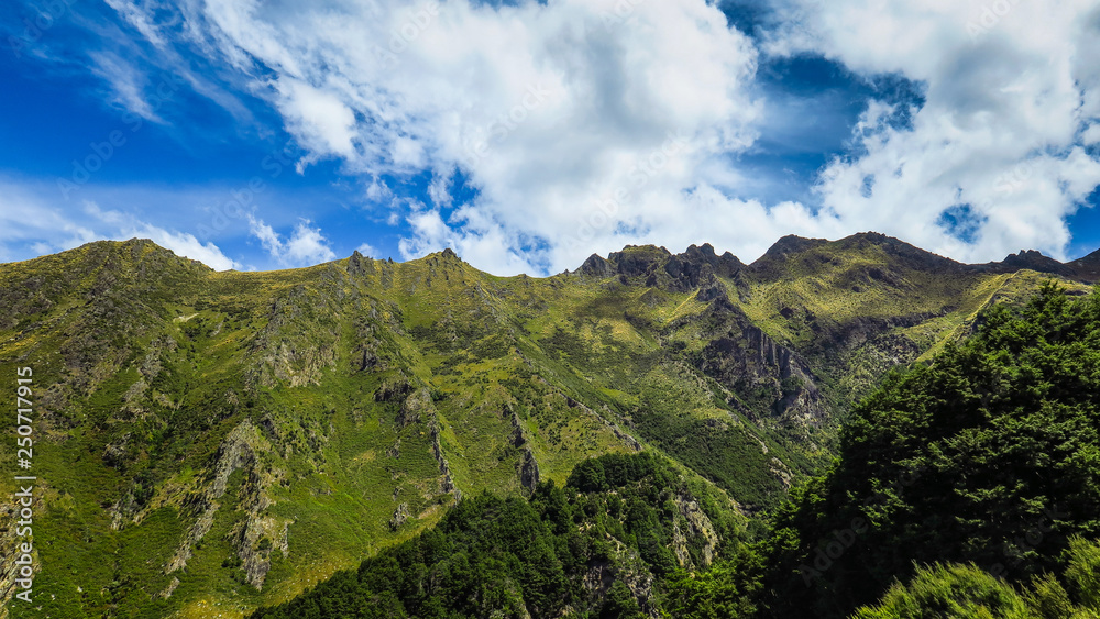 Naklejka premium Hiking Isthmus Peak in New-Zealand