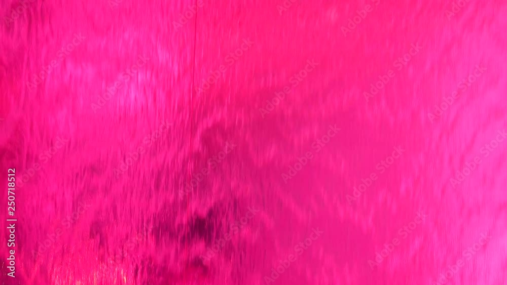 4K pink water curtain close up abstract, background, 4K pink water curtain close up abstract, background,