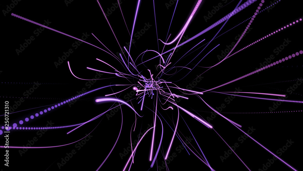 Obraz premium Abstract background with circles and lines. Different shades and thickness.