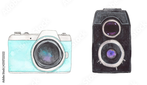 Watercolor camera set 14