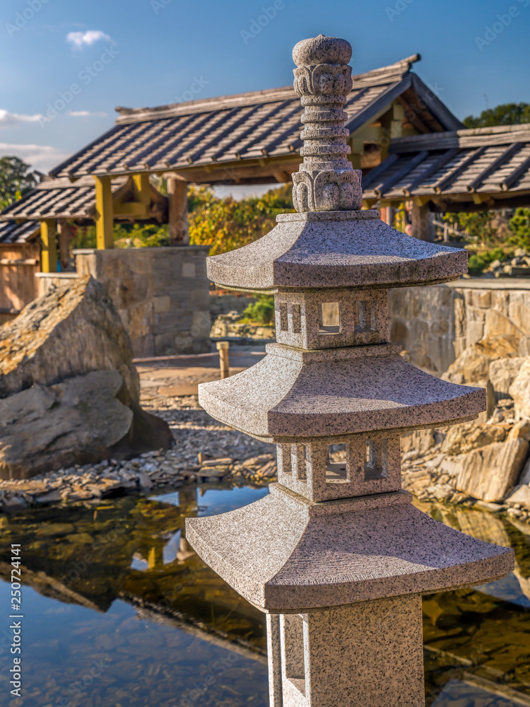 Obraz premium Japanese rock garden