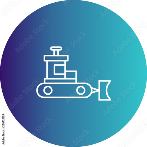 Vector Snow plow Icon