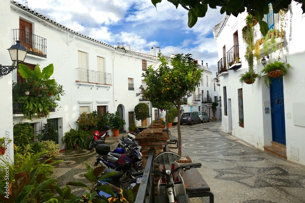 Frigiliana in Andalusien, Spanien Frigiliana in Andalusien, Spanien