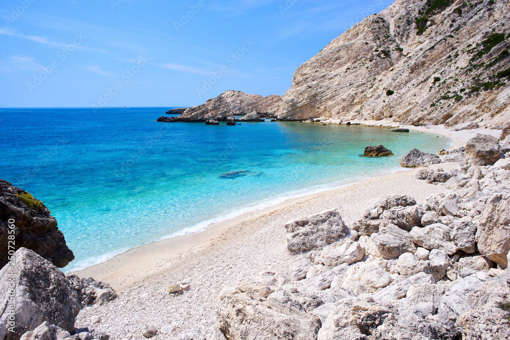 Fototapeta premium Petani Beach in Kefalonia, Ionian Islands, Greece