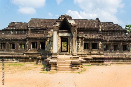 Rock Castle  in Angkor wat.