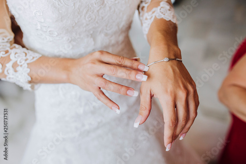 Bridal wedding bracelet