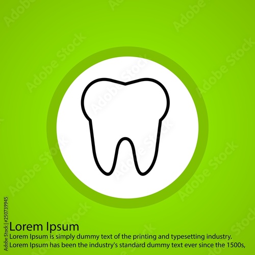 Vector Tooth Icon