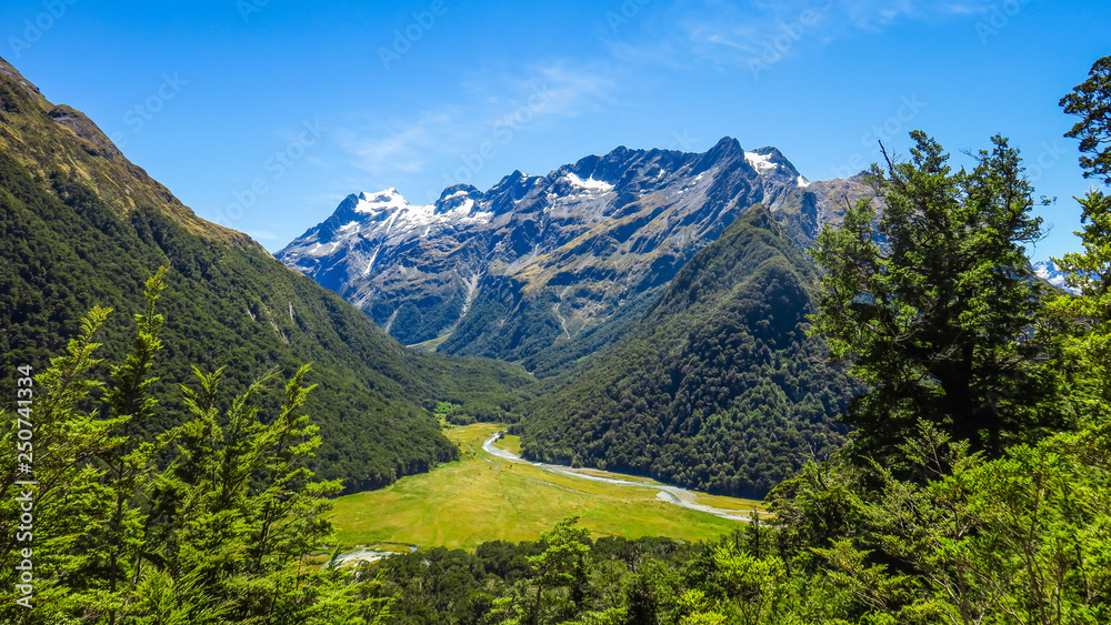 Day hike on the Routeburn Track near Queenstown