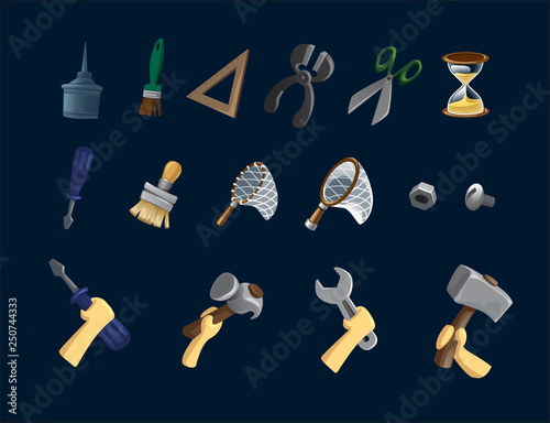 Vector set of tools