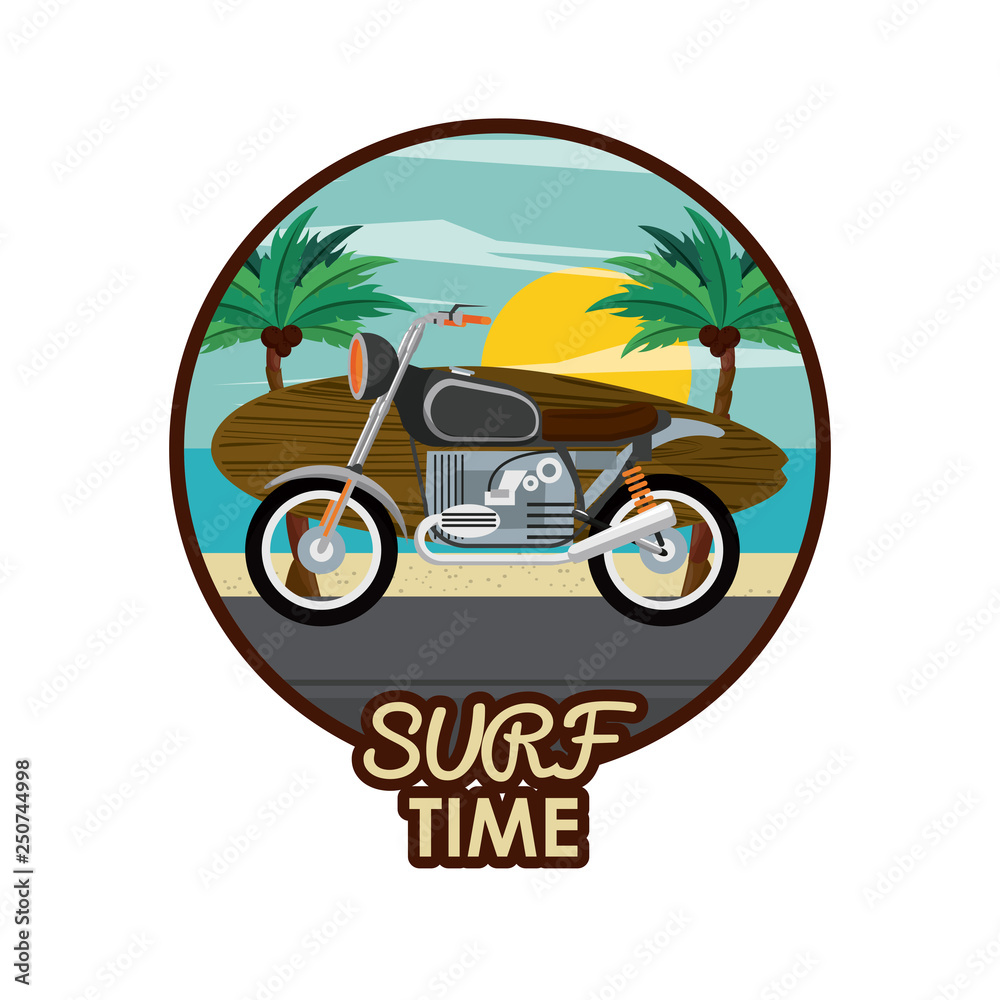 surf time cartoon