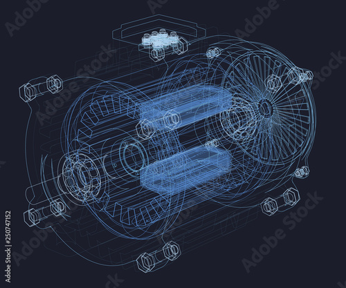 3D engine contour