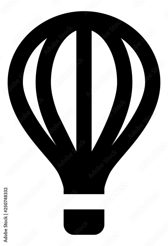 Obraz premium Hot Air Balloon Vector Icon