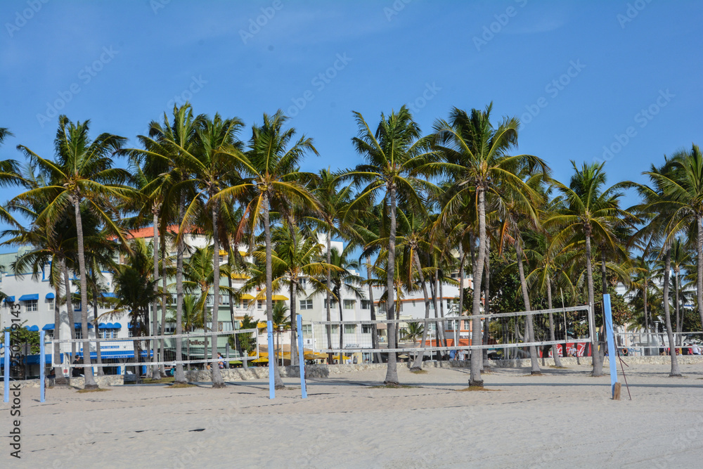 Fototapeta premium SOUTH BEACH IN MIAMI