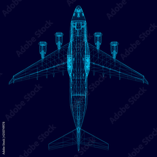 Aircraft wireframe