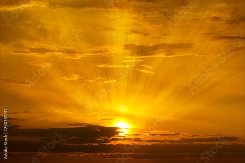 The sun and cloud on the sky nature sunrise background