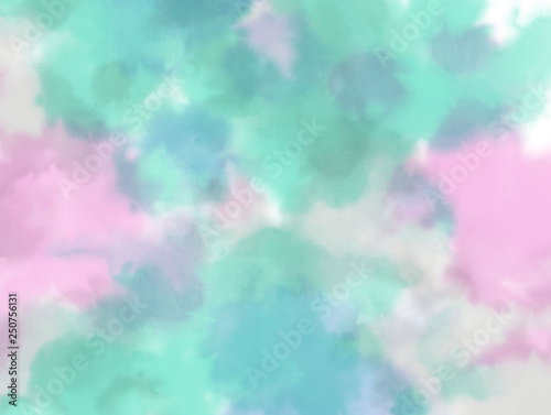 Bright beautiful pastel color texture of brush stroke abstract background paint like graphic illustration © Nalinee