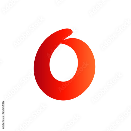Number Zero Logo Template, 0 Logo Design
