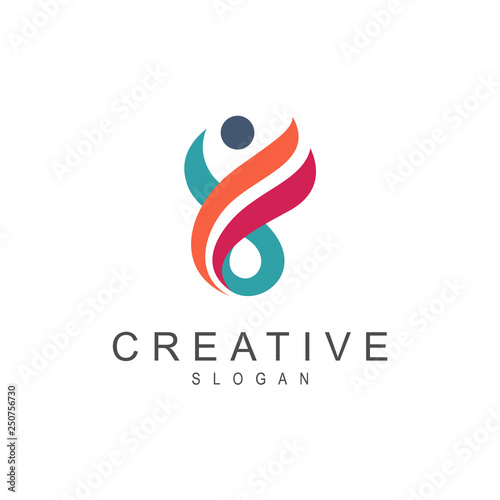 healthy people logo design