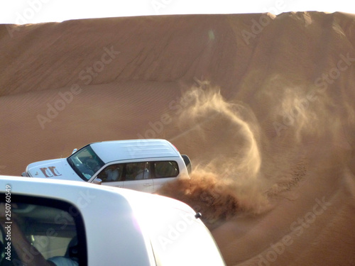 Fototapeta Naklejka Na Ścianę i Meble -  Desert of Dubai. United Arab Emirates. Year 2004