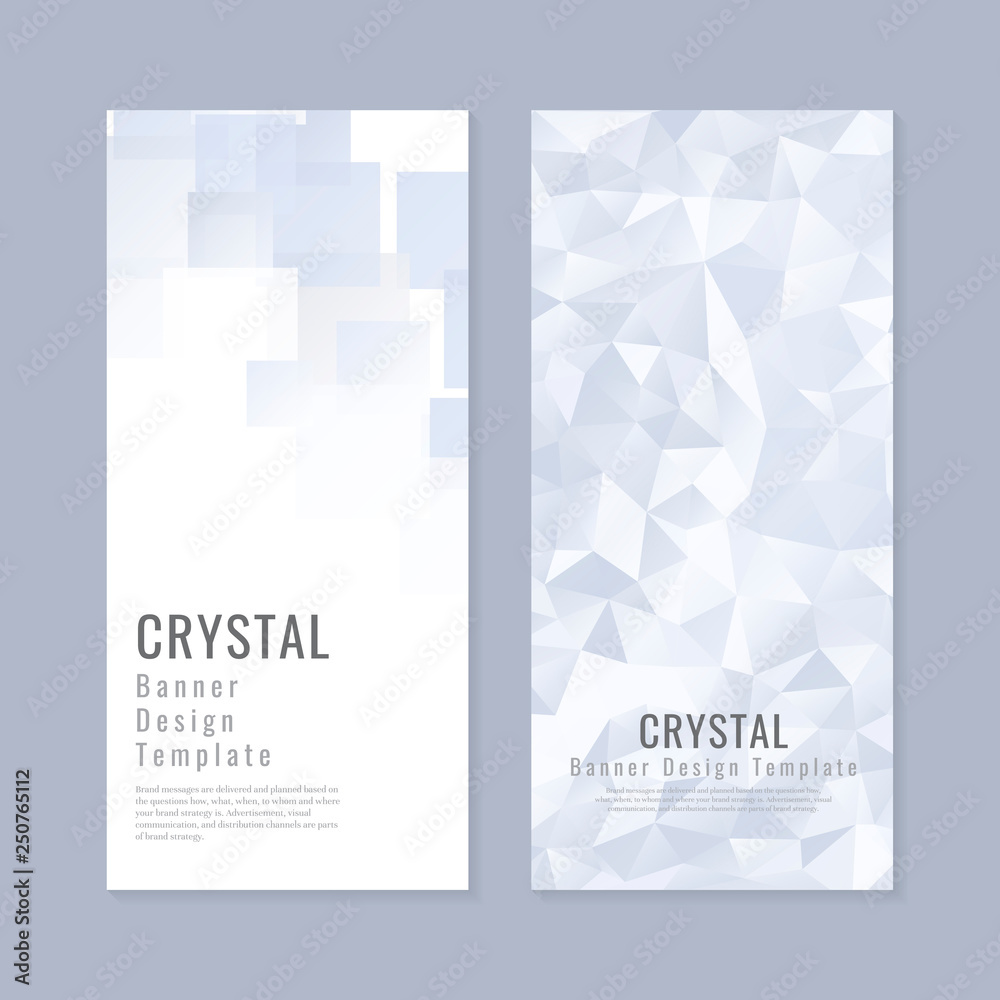 Fototapeta premium Kolekcja teksturowanej tło Crystal