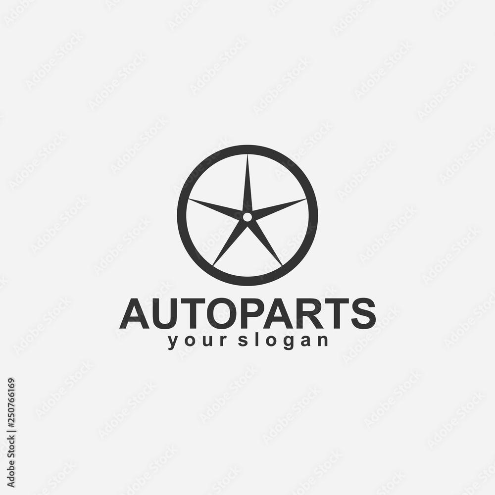 auto parts logo template auto parts logo template