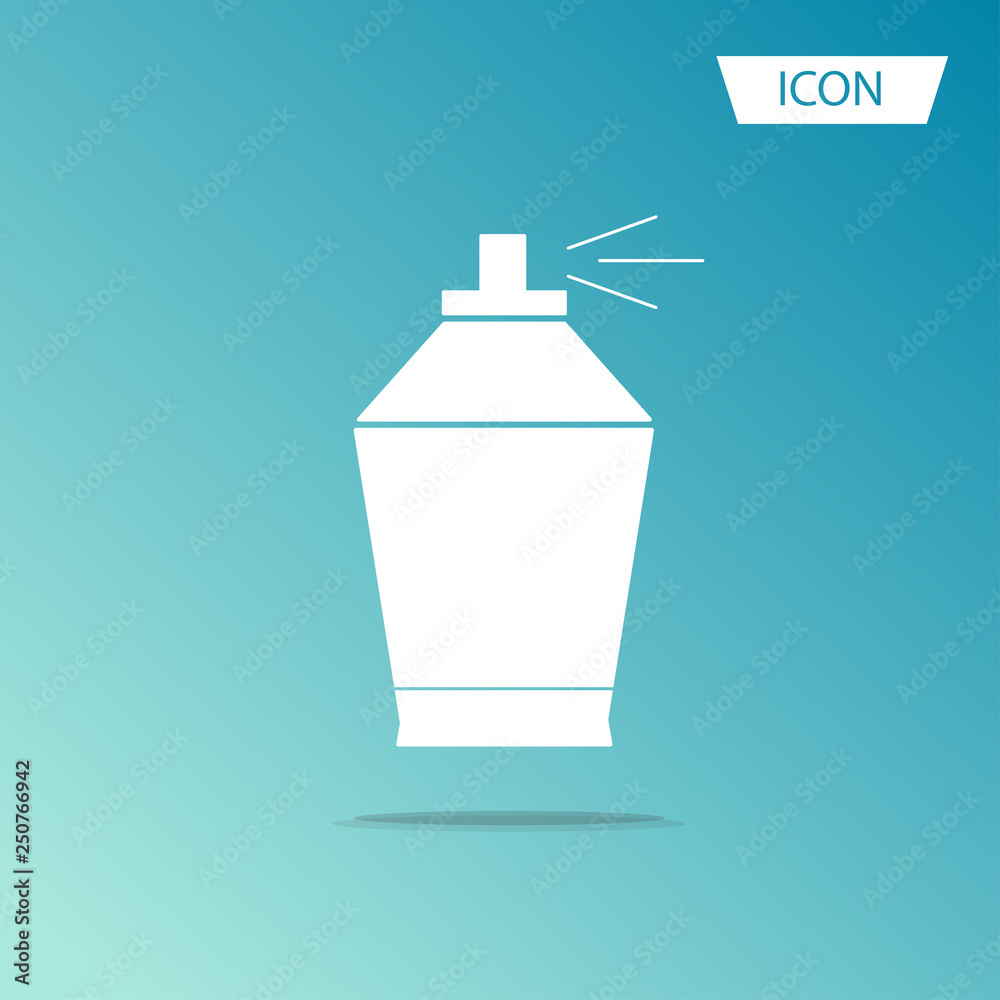 Spray icon vector isolated on white background. Spray icon vector isolated on white background.