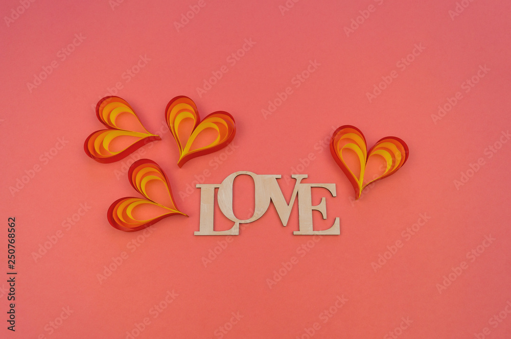 word love of wood and the heart of paper. word love of wood and the heart of paper.