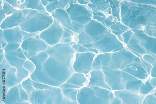 Fototapeta Naklejka Na Ścianę i Meble -  Texture of water in swimming pool for background