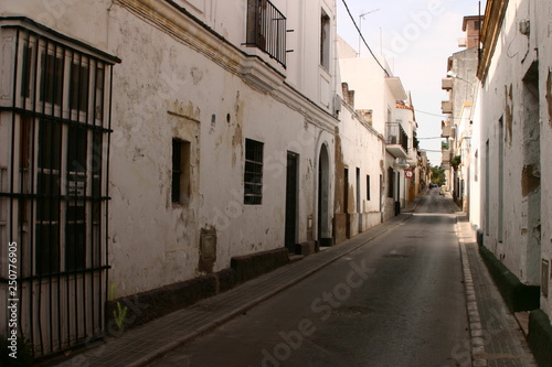 Typical street in Andalusia. Seville.Spain