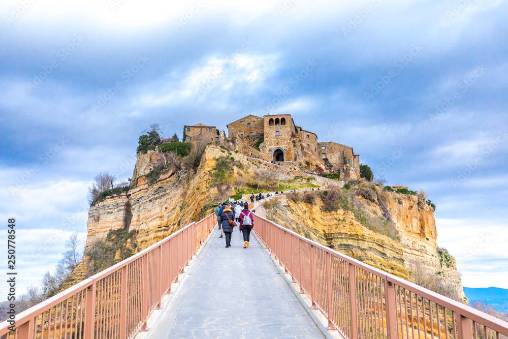 Fototapeta premium Civita di Bagnoregio, Viterbo, Lazio, Italy: the