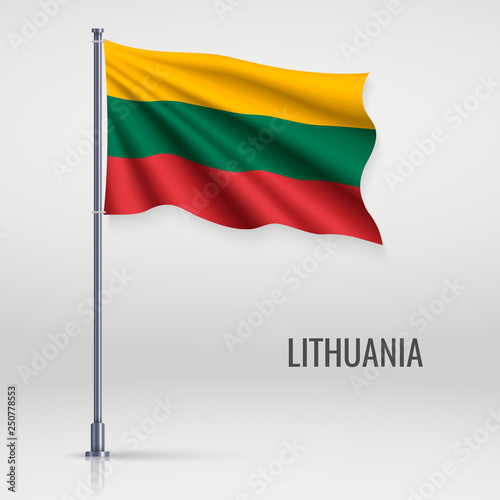 Free Download Waving flag on flagpole. - GFXLoad