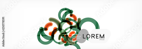 Circular lines design background