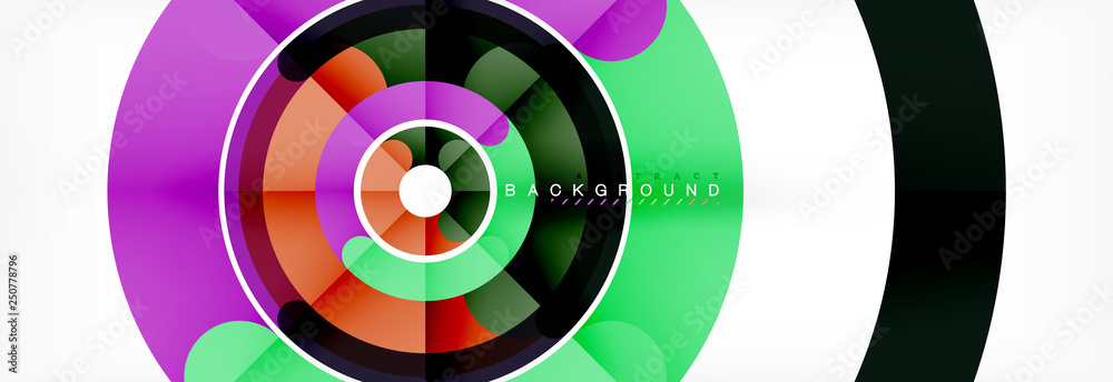 Circular lines design background Circular lines design background