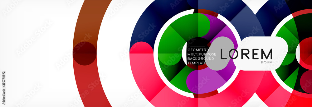 Circular lines design background Circular lines design background