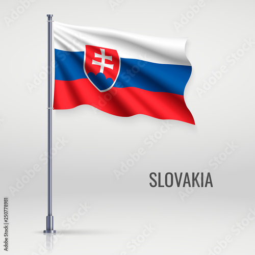 Waving flag on flagpole. Free Download Waving flag on flagpole. - GFXLoad