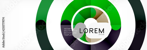 Circular lines design background