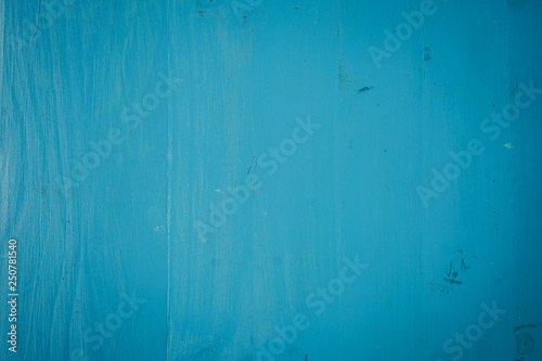 blue paint color on wood background and surface wood texture