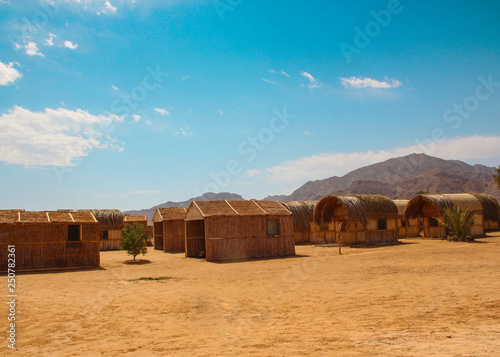 Relaxing camp at taba egypt photo