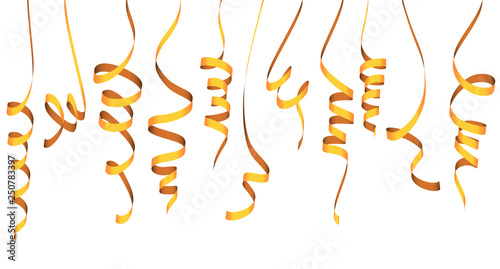 different colored party garlands