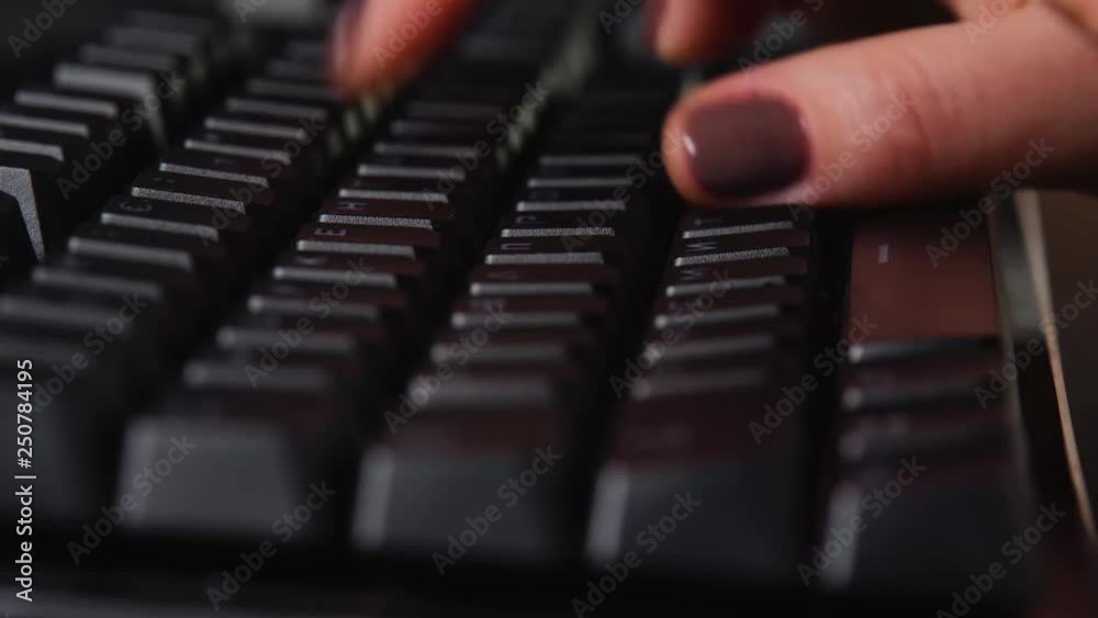 Work on the keyboard close-up. Online shopping. Surfing the Internet, freelancing at home. The concept of teamwork in the network and the Internet. Teamwork freelancers Work on the keyboard close-up. Online shopping. Surfing the Internet, freelancing at home. The concept of teamwork in the network and the Internet. Teamwork freelancers