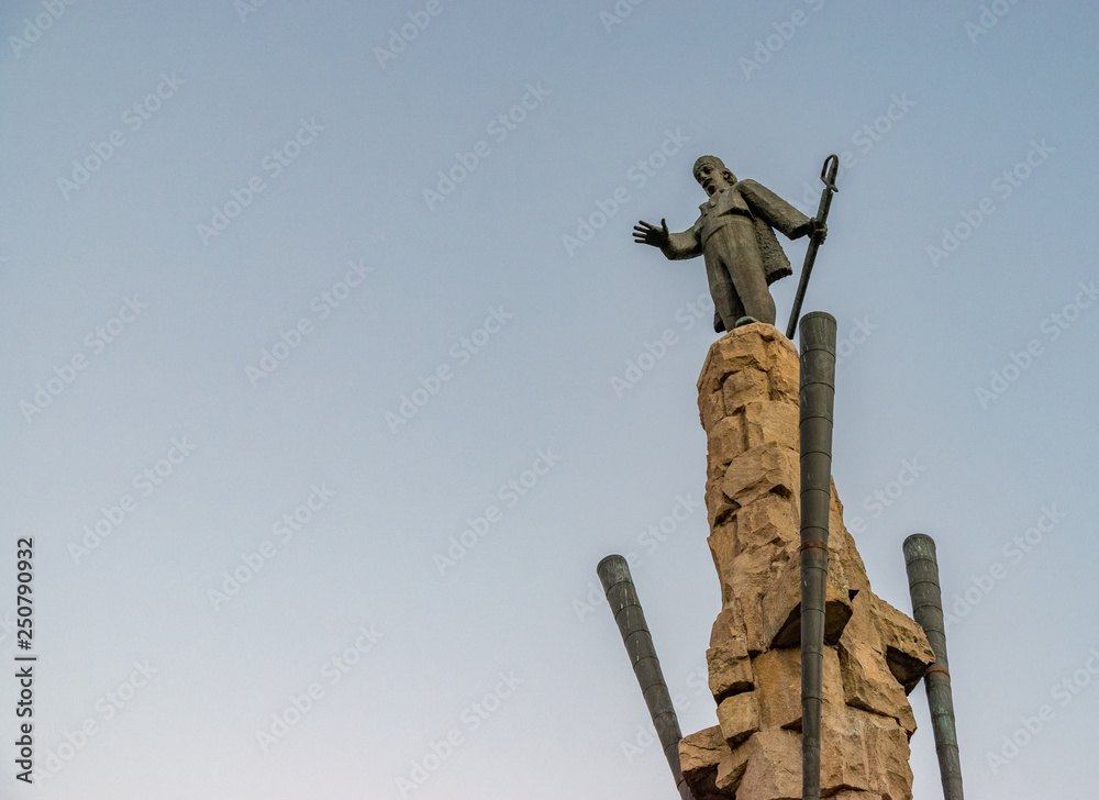Statue of Avram Iancu in Cluj-Napoca, Romania