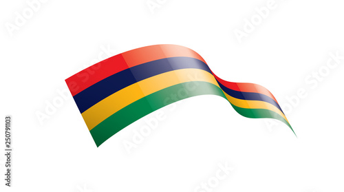 Free Download Mauritius flag, vector illustration on a white background - GFXLoad