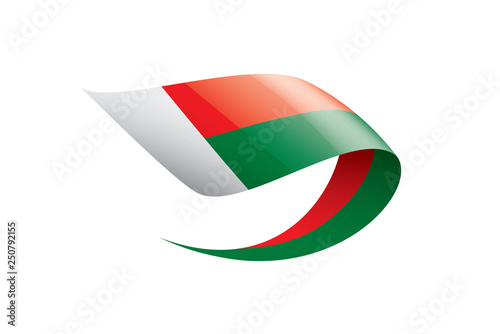 Free Download Madagascar flag, vector illustration on a white background - GFXLoad