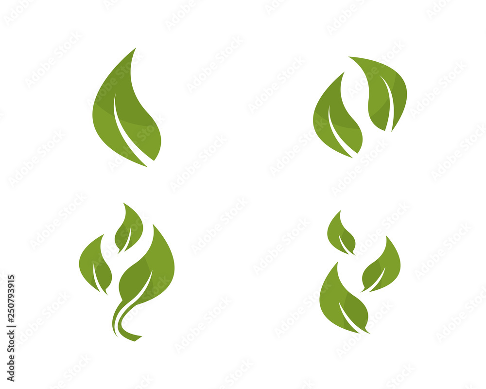 Logos of green leaf ecology nature element vector icon Logos of green leaf ecology nature element vector icon