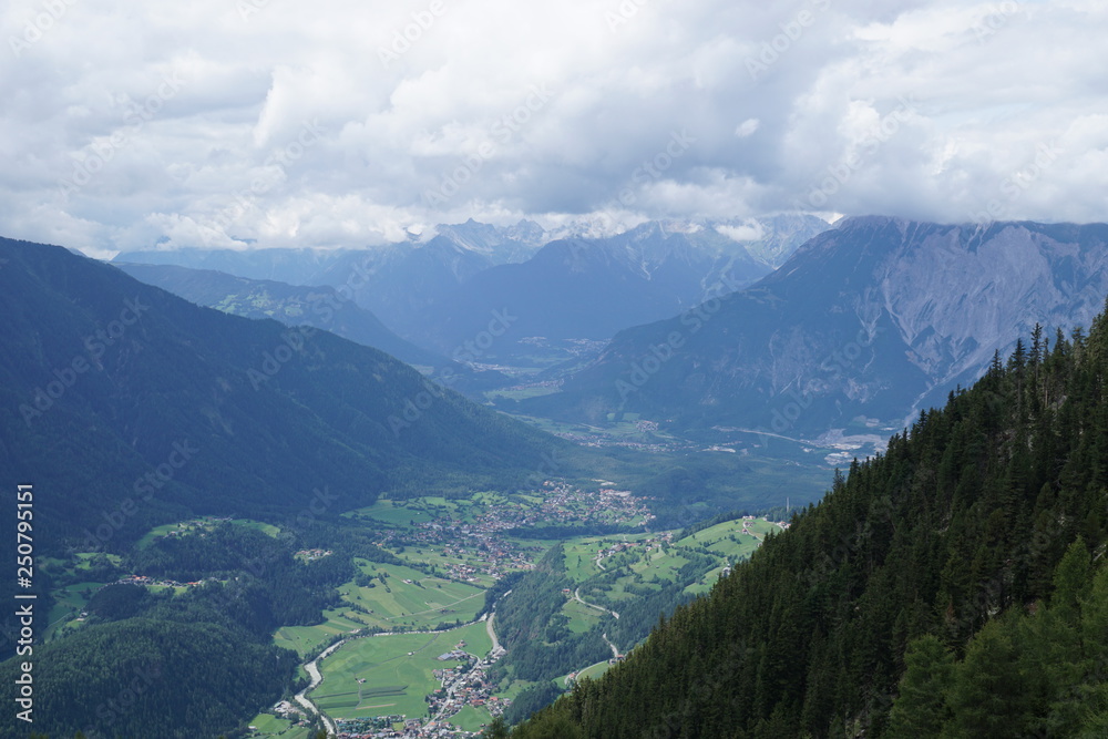 Bergwelt (Alpen) in Sölden, Tirol, Österreich