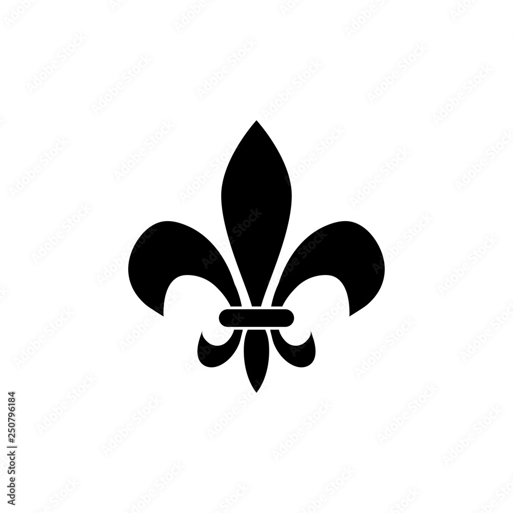 Fleur de lis icon design template vector isolated Fleur de lis icon design template vector isolated