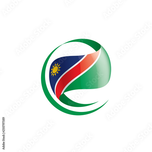 Free Download Namibia flag, vector illustration on a white background - GFXLoad