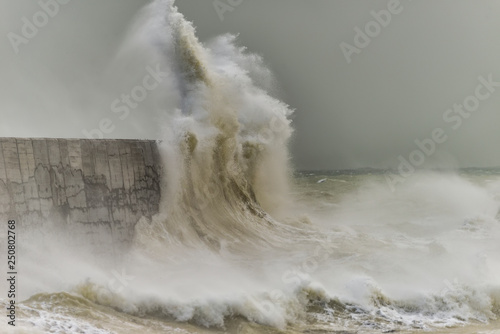 Stunning dangerous high wav...