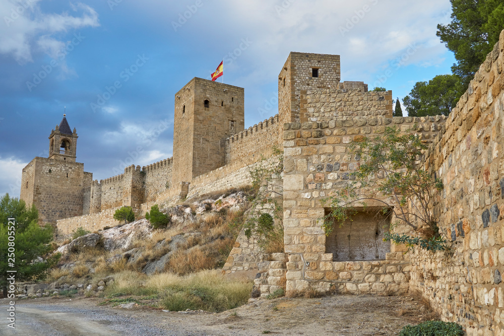 Alcazaba Castle of Antequera, Malaga. Spain